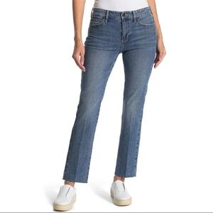 Sam Edelman Mid Rise Raw Hem Ankle Jeans the Kitten straight Size 8/29 cotton